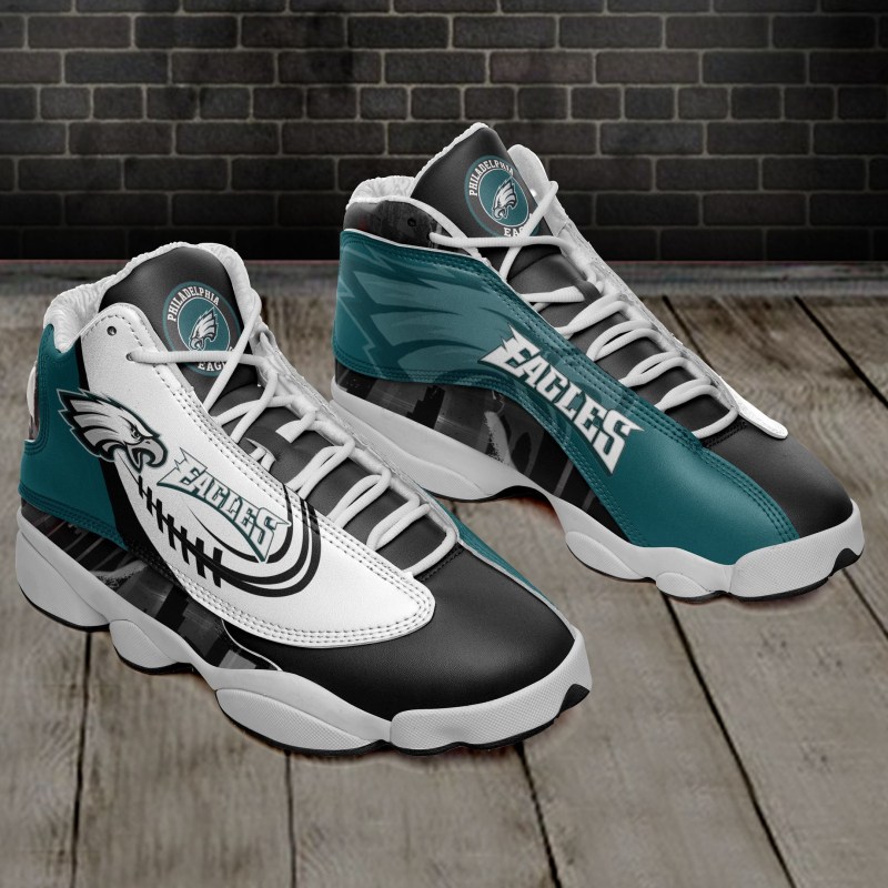 Philadelphia Eagles Air JD13 Sneakers