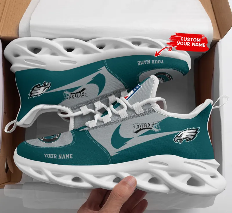 Philadelphia Eagles Personalized Yezy Running Sneakers