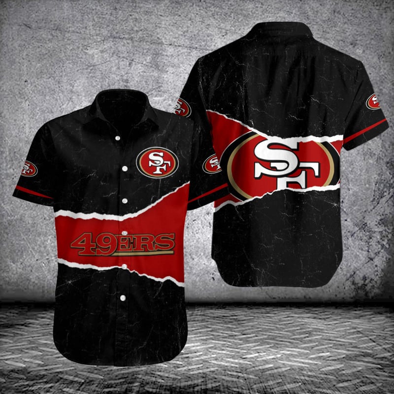 San Francisco 49ers Button Shirt Sizing Chart