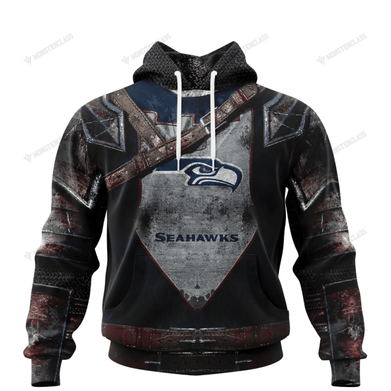 Seattle Seahawks Warrior All Over Printed Sweater