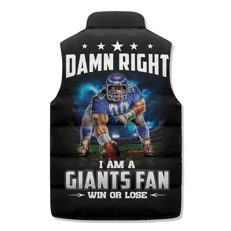 New York Giants Jacket in Action