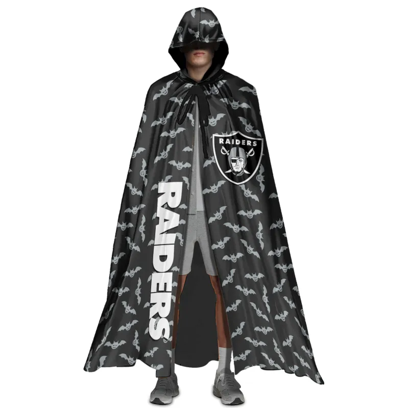 Las Vegas Raiders Halloween Cloak Front View