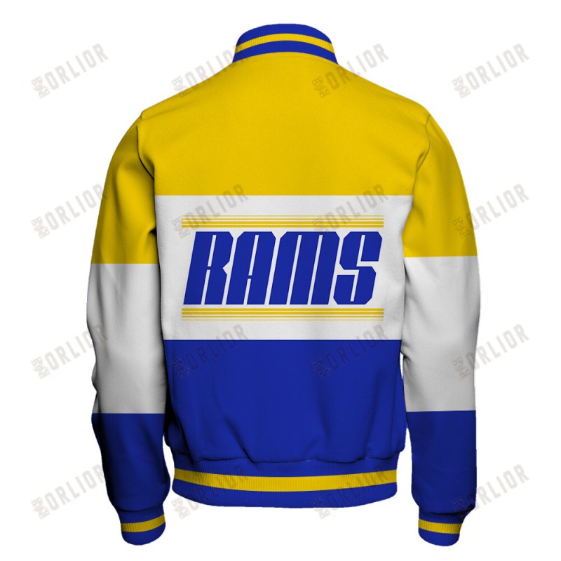Los Angeles Rams Varsity Jacket Detail
