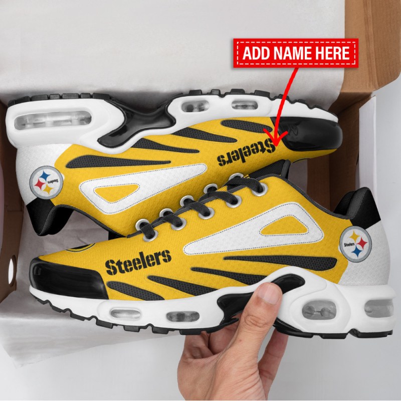 Pittsburgh Steelers Youth Sneakers Back View