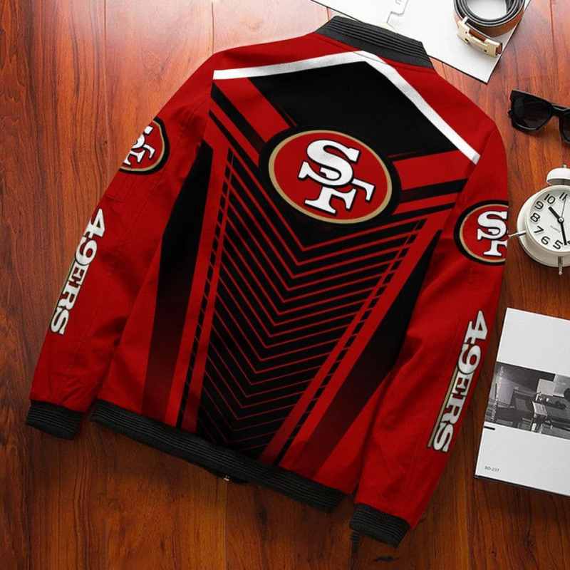 San Francisco 49ers Bomber Jacket Detail