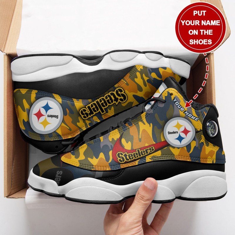 PITTSBURGH STEELERS Personalized Air JD13 Sneakers