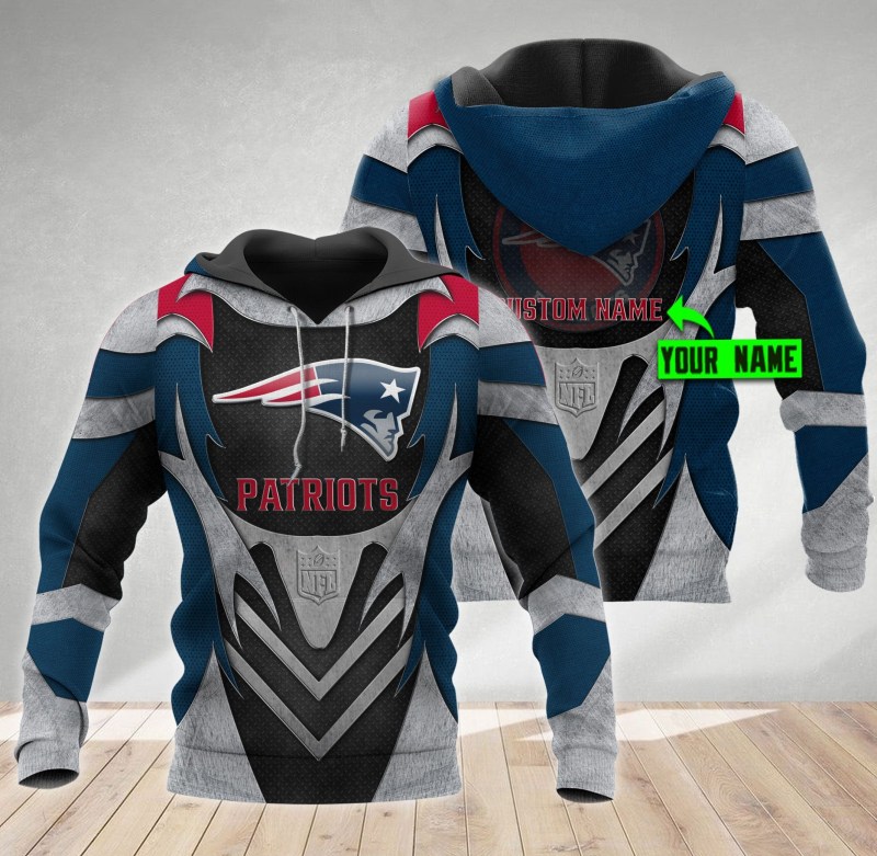 New England Patriots Personalized All Over Printed Sweater