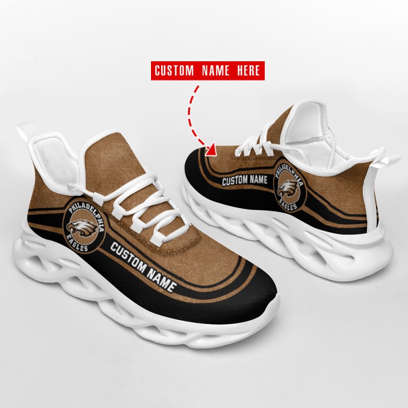 Philadelphia Eagles Sneakers Side View