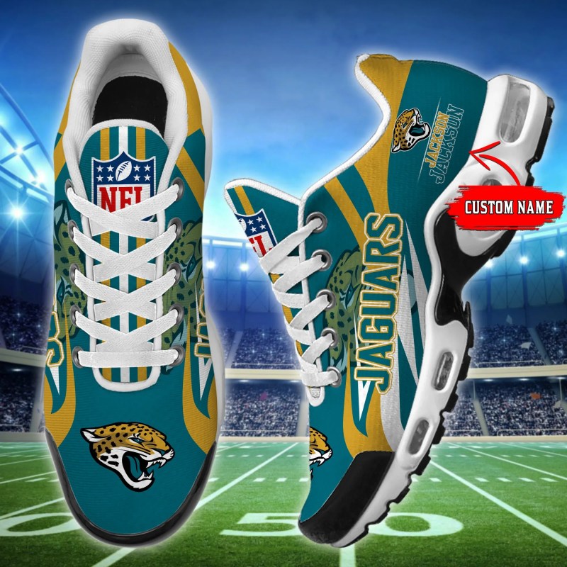 Jacksonville Jaguars Personalized Plus T-N Youth Sneakers