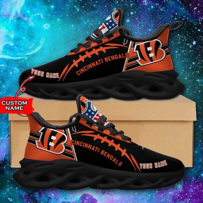 Custom Name Cincinnati Bengals Sneakers