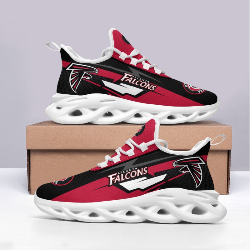Atlanta Falcons Yezy Running Sneakers Side View