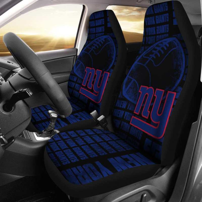 New York Giants Car Seat Cover - Side View