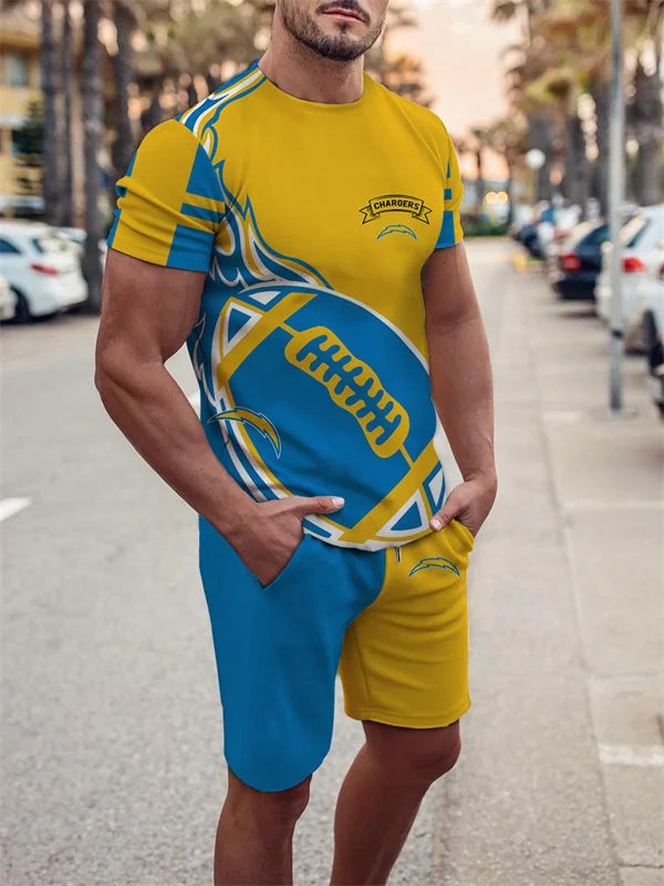 Los Angeles Chargers T-Shirt and Shorts AZTS550