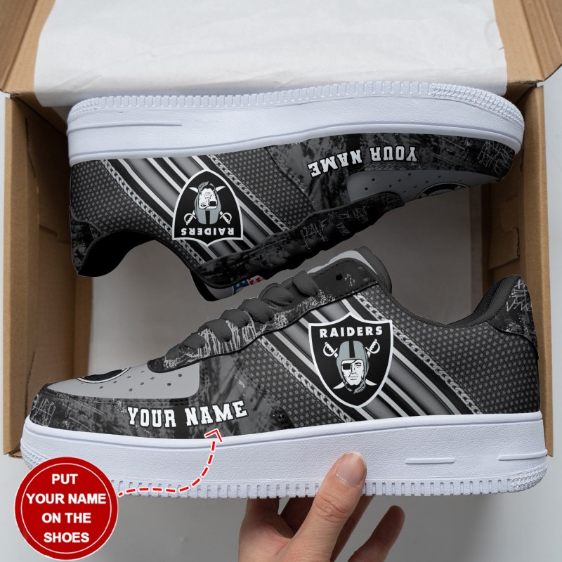 Las Vegas Raiders Personalized AF1 Fan Gear