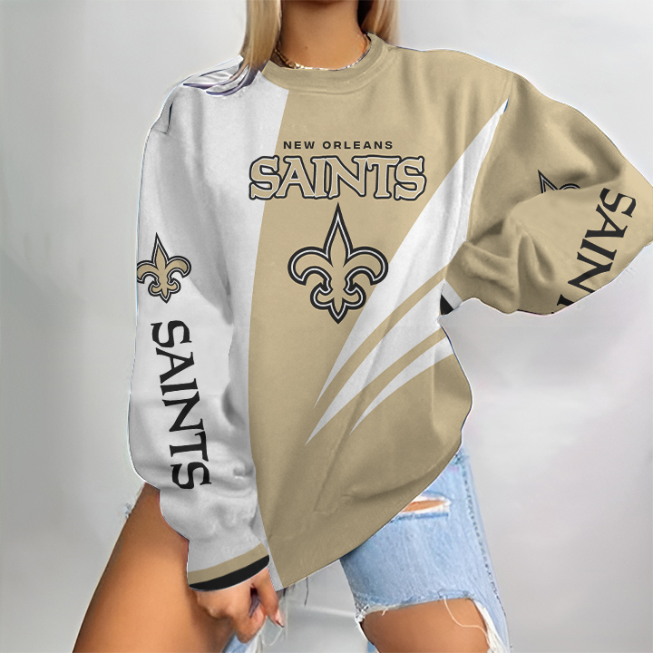 New Orleans Saints Round Neck Sweatshirt