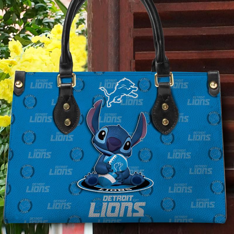 Detroit Lions Hand Bag Side View