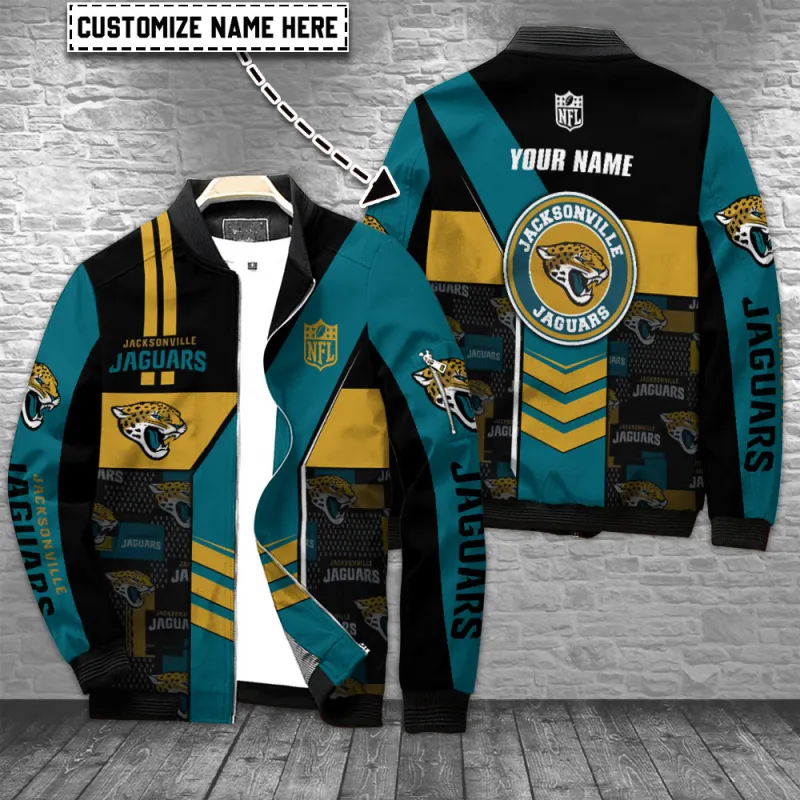 Jacksonville Jaguars Personalized Bomber Jacket