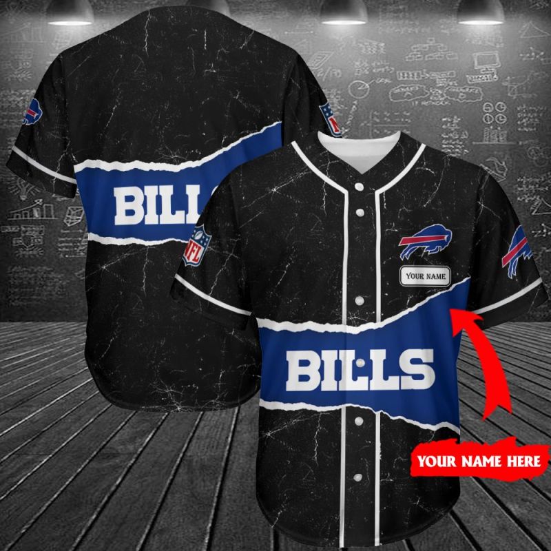 Buffalo Bills Personalized Baseball Jersey Shirt