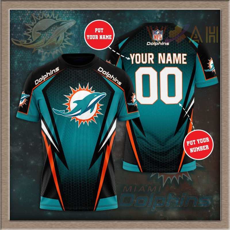 Miami Dolphins 3D T-shirt