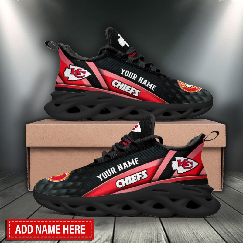 Side View of Kansas City Chiefs Sneakers