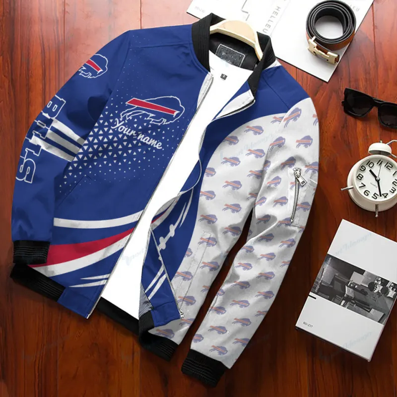 Buffalo Bills Bomber Jacket Back