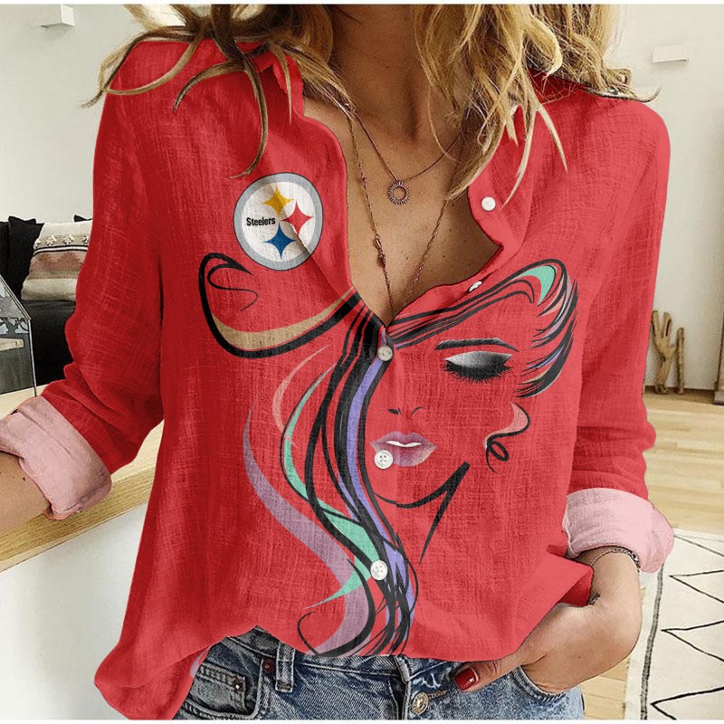 Pittsburgh Steelers Women Shirt Back View
