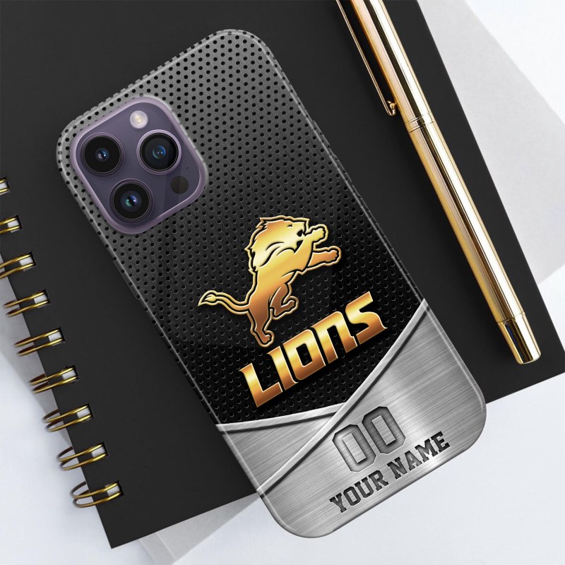 Detroit Lions Personalized Phone Case Image 3