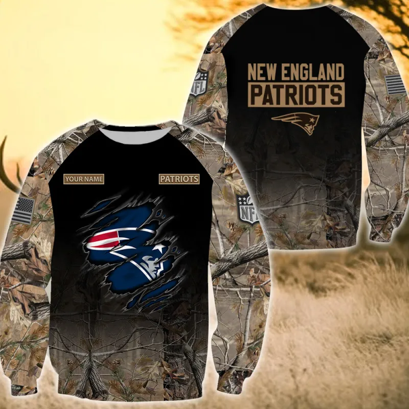 New England Patriots Personalized Ugly Christmas Sweater