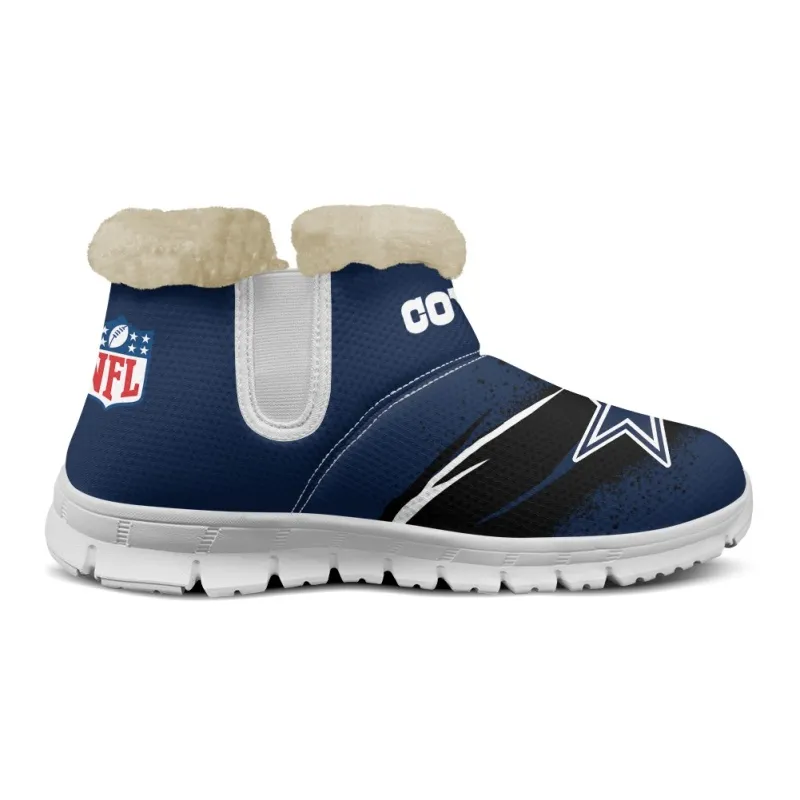 Dallas Cowboys Comfy Winter Snow Boots Image 13