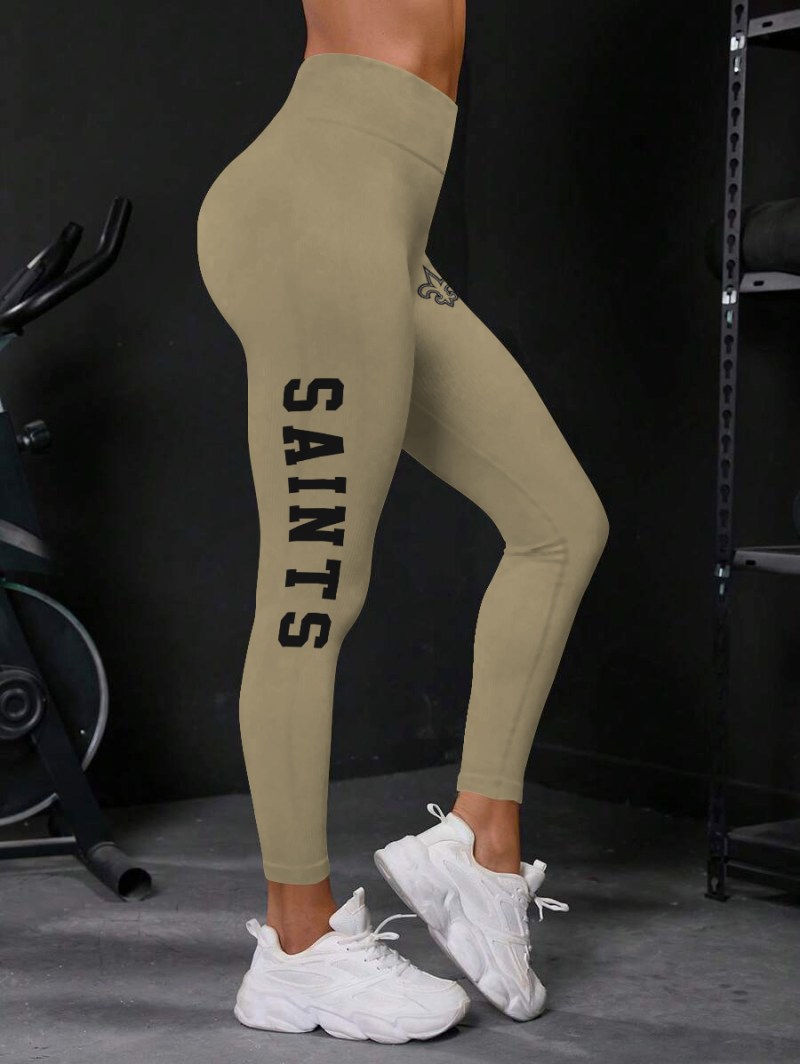 New Orleans Saints High Waist Leggings