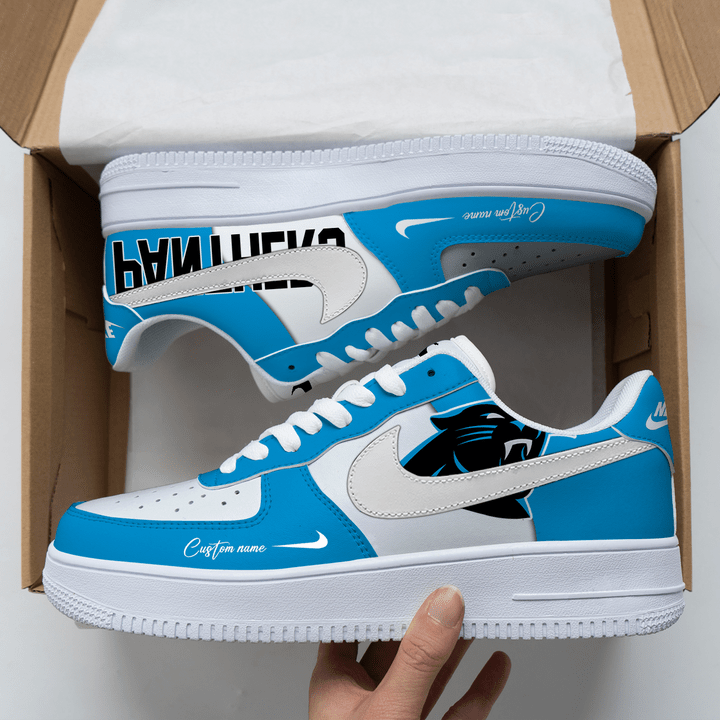 Carolina Panthers Custom Name Fan Shoes