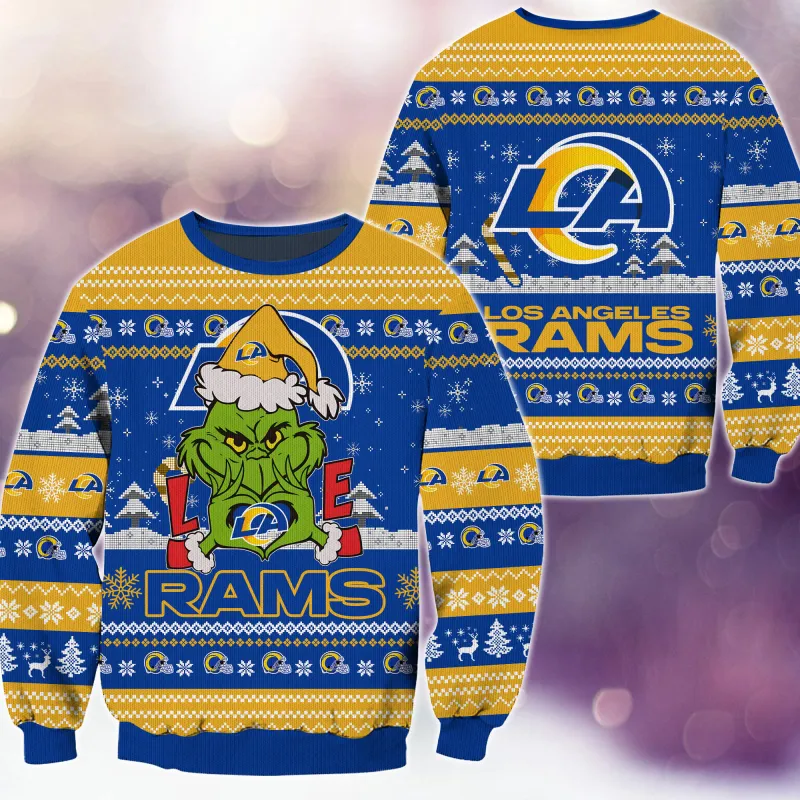 Los Angeles Rams Ugly Christmas Sweater 3