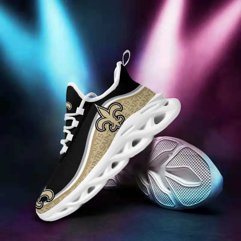 New Orleans Saints Yezy Running Sneakers Side