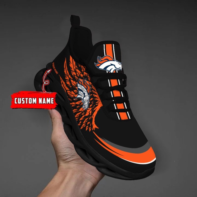 Denver Broncos Personalized Yezy Running Sneakers
