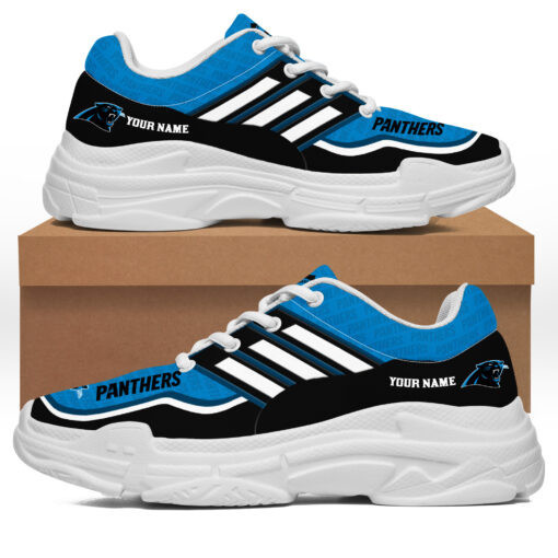 Carolina Panthers Personalized Chunky Sneakers 3