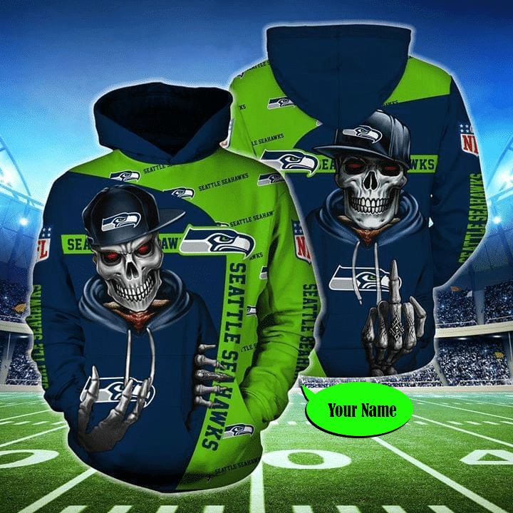 Seattle Seahawks Personalized Ugly Christmas Sweater