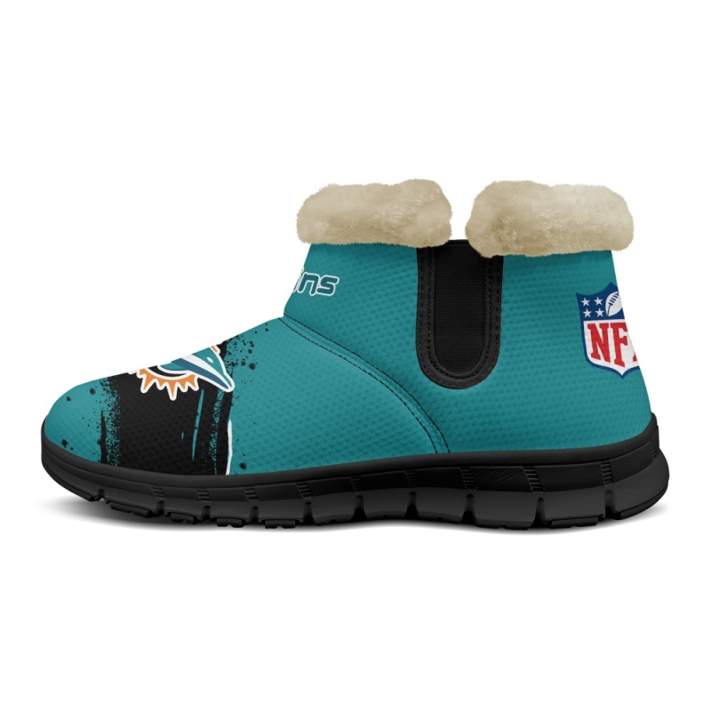 Miami Dolphins Comfy Winter Snow Boots 4