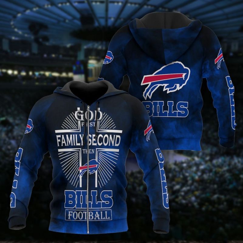 Buffalo Bills Hoodie - Back View