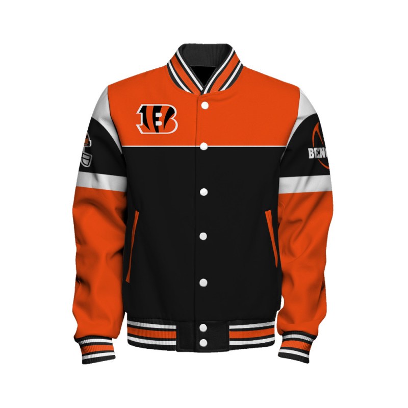 Cincinnati Bengals Varsity Jacket Detail