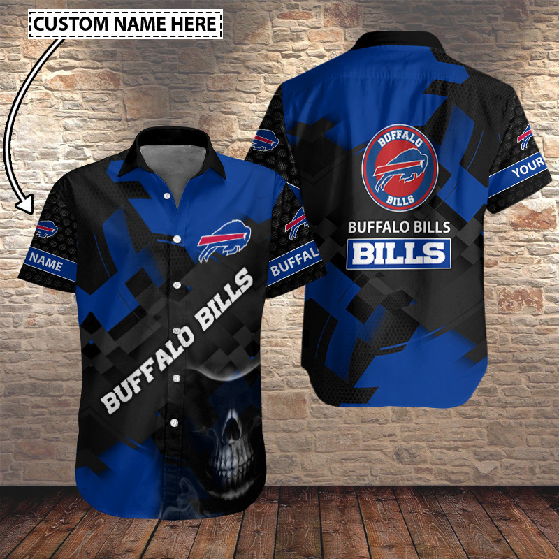 Buffalo Bills Personalized Button Shirt Sizing Chart