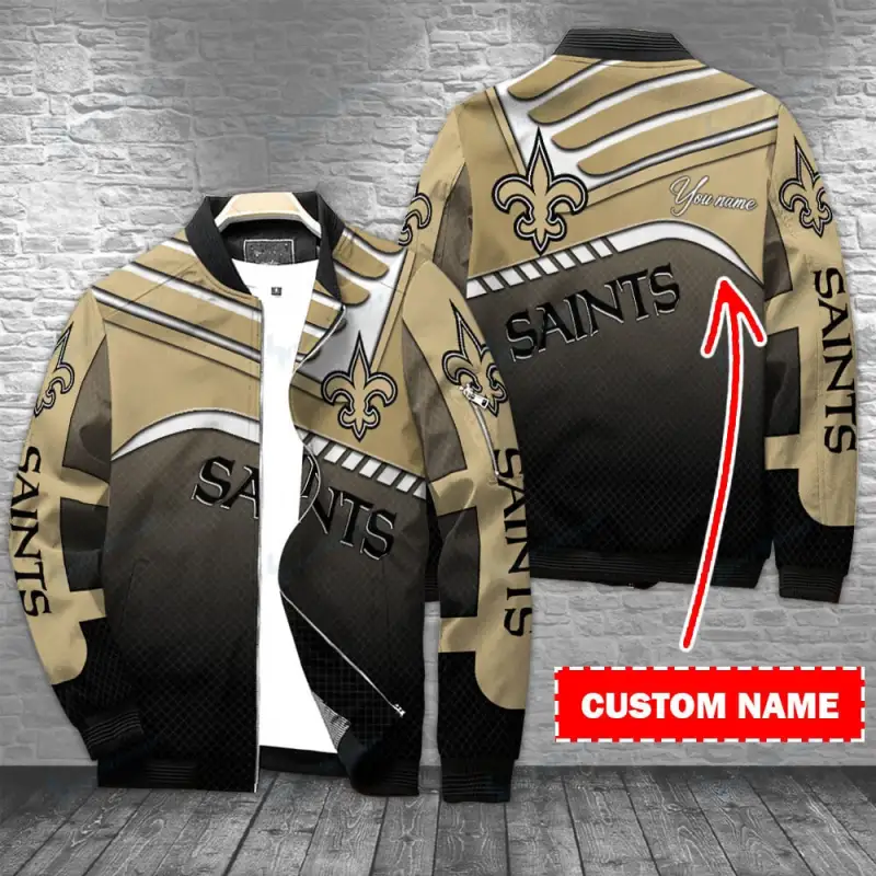 New Orleans Saints Personalized Bomber Jacket
