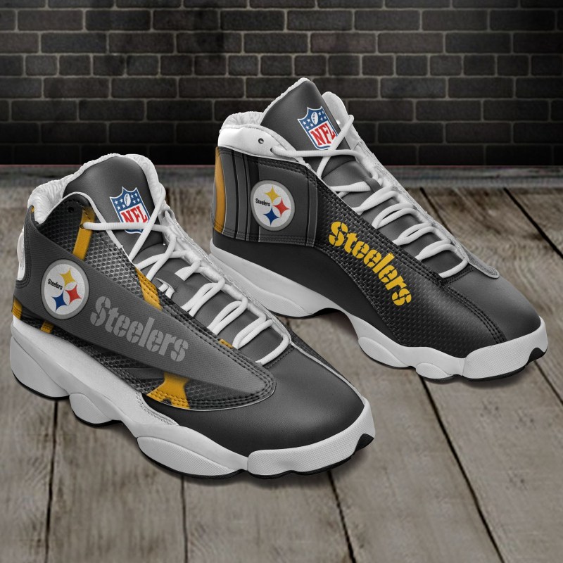 Pittsburgh Steelers AJD13 Sneakers Side View