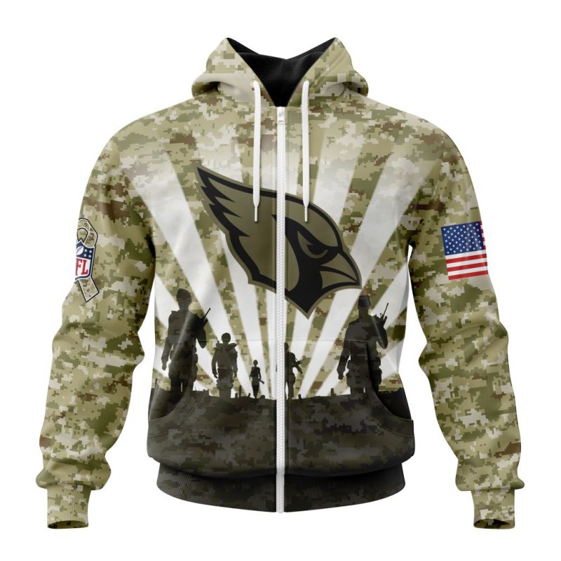 Arizona Cardinals Hoodie Zip Front