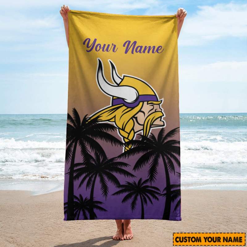 Minnesota Vikings Beach Towel
