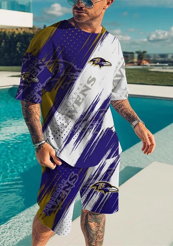 Baltimore Ravens T-shirt and Shorts