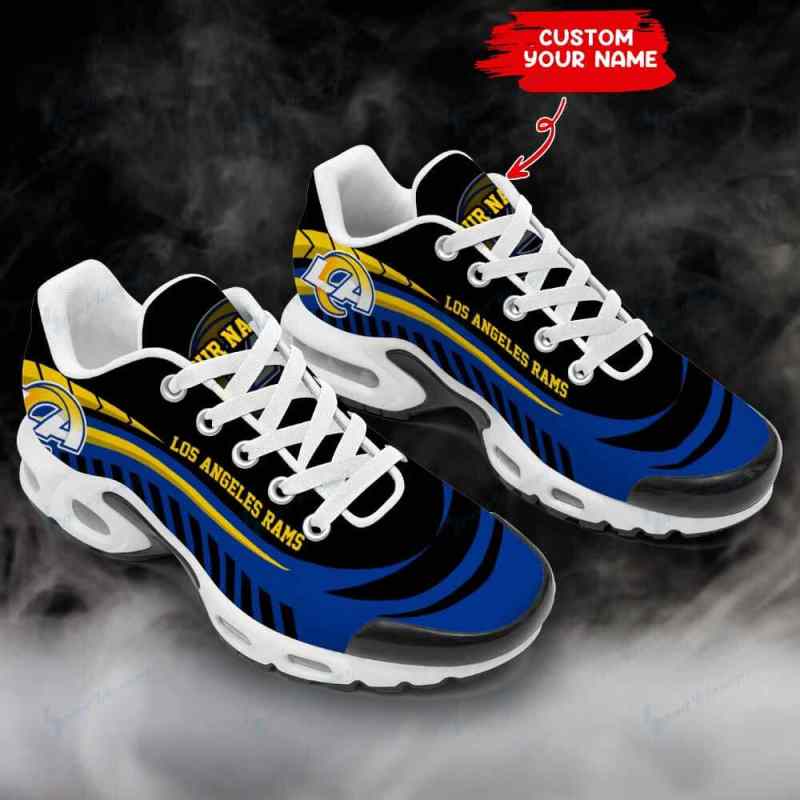 Los Angeles Rams Personalized Plus T-N Youth Sneakers - Image 2