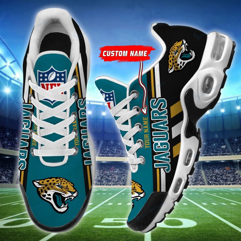 Jacksonville Jaguars Personalized Plus T-N Youth Sneakers
