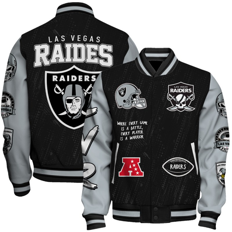 Las Vegas Raiders Varsity Jacket