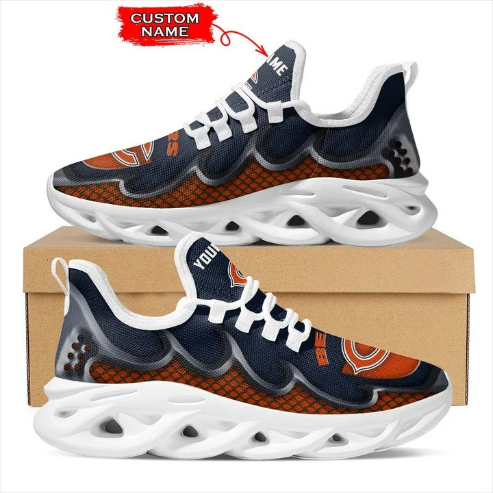 Chicago Bears Personalized Yezy Running Sneakers