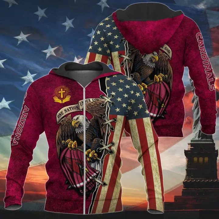 Arizona Cardinals Full Zip Hoodie